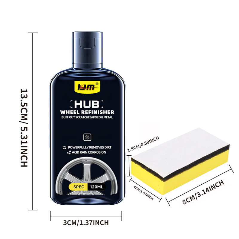 Car Hub Repair Kit Deep Graphene Coating To Eliminate Scratches Rust  Discoloration Alloy Wheel Res 5