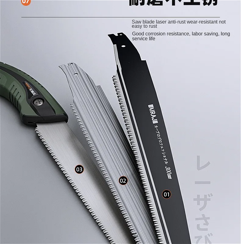 Premium Hand Saw for Woodworking Japanese-Style Fine-Tooth Saw for Garden & DIY Cutting Tools