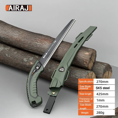 Premium Hand Saw for Woodworking Japanese-Style Fine-Tooth Saw for Garden & DIY Cutting Tools