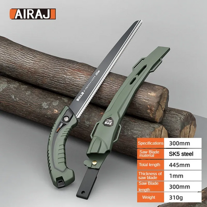 Premium Hand Saw for Woodworking Japanese-Style Fine-Tooth Saw for Garden & DIY Cutting Tools