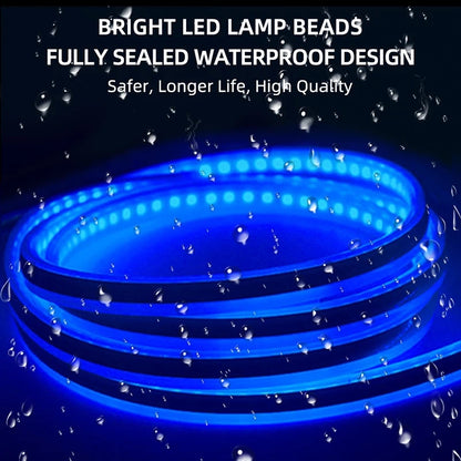 12V 3000LM LED Daytime Running Light DRL Scan Starting Car Hood Decorative Lights IP68 Waterproof C 1