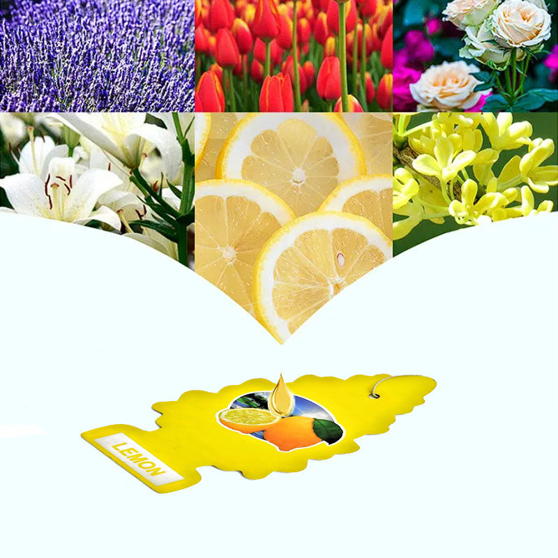 Natural Scented Car Air Freshener Hanging Perfume Fragrance Christmas Tree for Auto Interior