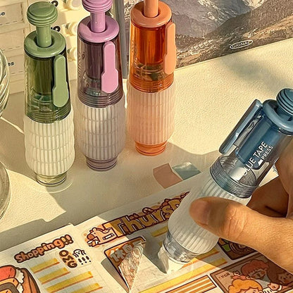 Transparent Dot Dispensing Correction Tape Press Style DoubleSided Tape With Replaceable Refills Fo 3