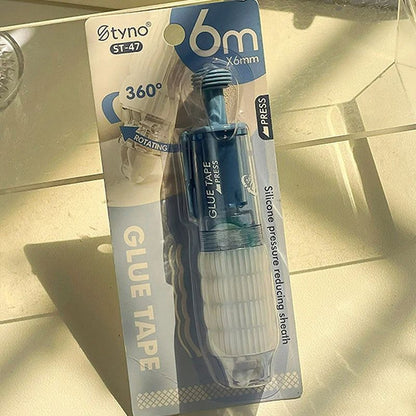 Transparent Dot Dispensing Correction Tape Press Style DoubleSided Tape With Replaceable Refills Fo 6