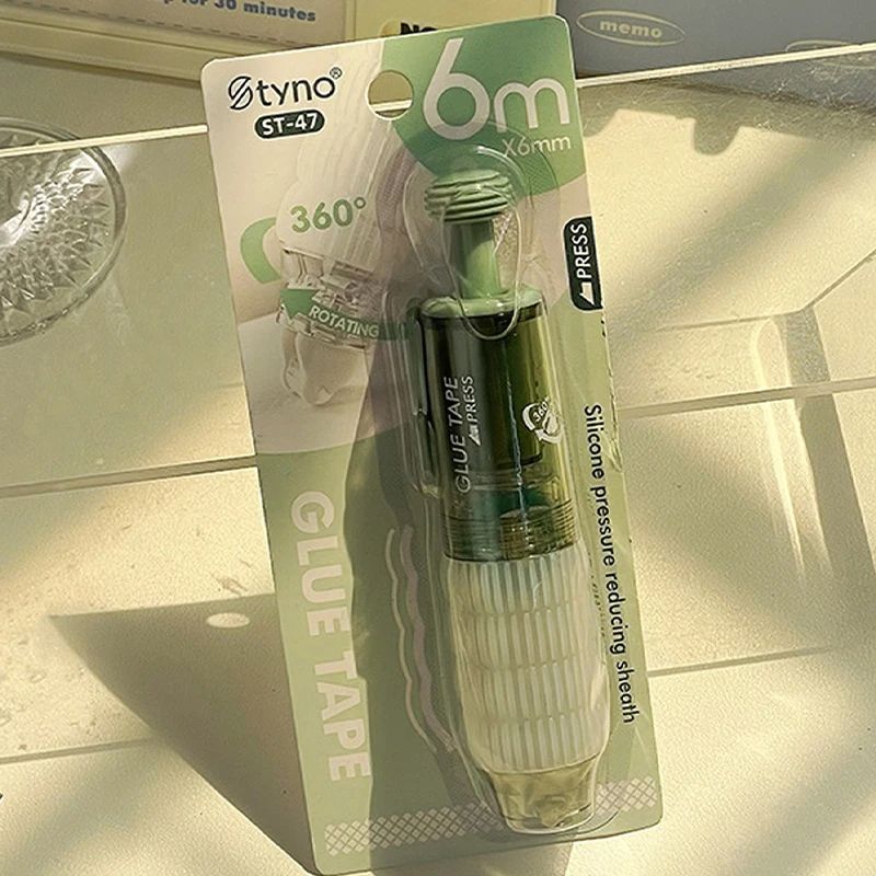 Transparent Dot Dispensing Correction Tape Press Style DoubleSided Tape With Replaceable Refills Fo 7