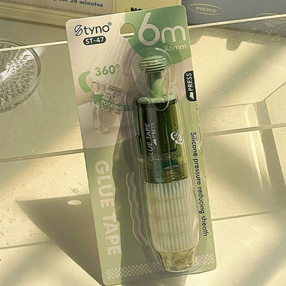 Transparent Dot Dispensing Correction Tape Press Style DoubleSided Tape With Replaceable Refills Fo 7