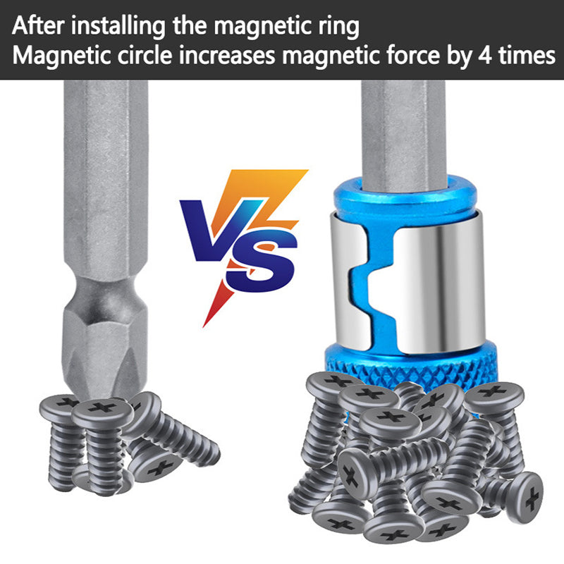 Magnetic Ring Screwdriver Bits HighStrength Magnetizer For Secure Screw Locking 3