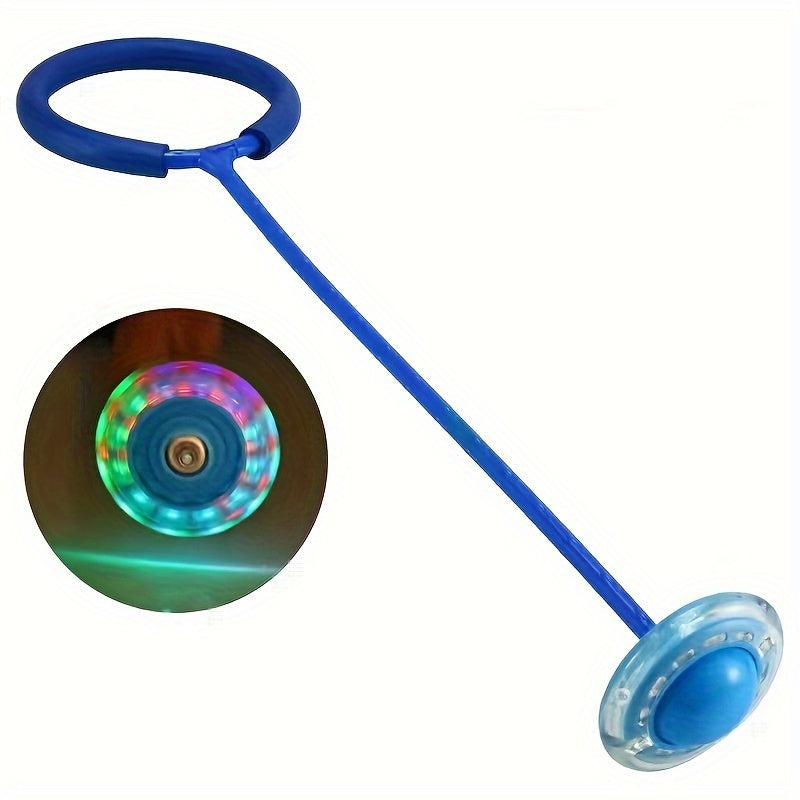 Foldable Flashing Bouncing Ball LED Jump Ring Sports Game for Kids & Adults