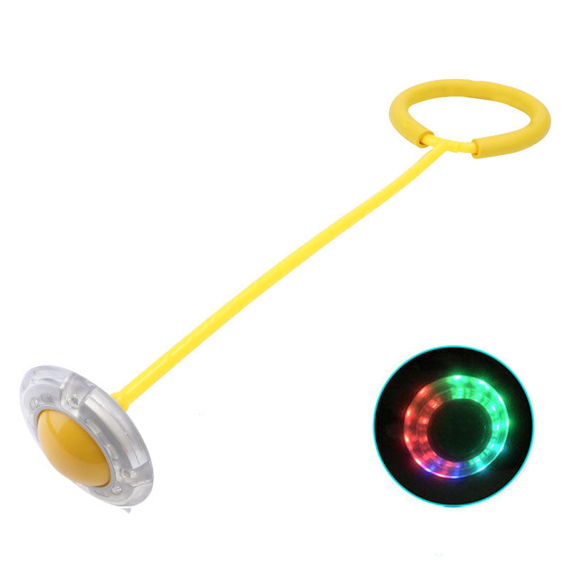Foldable Flashing Bouncing Ball LED Jump Ring Sports Game for Kids & Adults