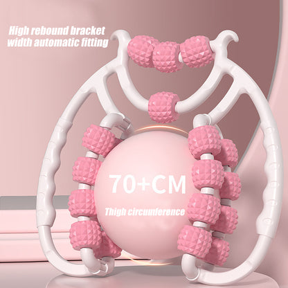 Newest 20 Wheel Annular Leg Clamp Massager Anti Cellulite Body Slimming Roller For Relaxation  Pain 3