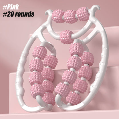 Newest 20 Wheel Annular Leg Clamp Massager Anti Cellulite Body Slimming Roller For Relaxation  Pain 6