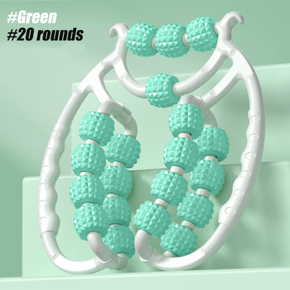 Newest 20 Wheel Annular Leg Clamp Massager Anti Cellulite Body Slimming Roller For Relaxation  Pain 8