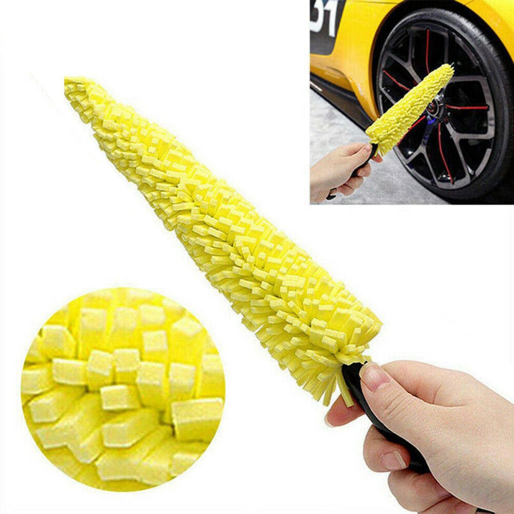 Effortlessly Clean Car Wheels  Tires Portable Rim Cleaning Tool For Home  Auto Care 5