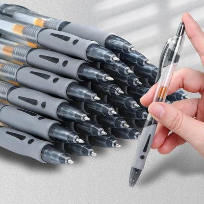 Retractable Gel Pens Set Smooth Black Red  Blue Ink Ballpoint Pens for Writing Office  School S