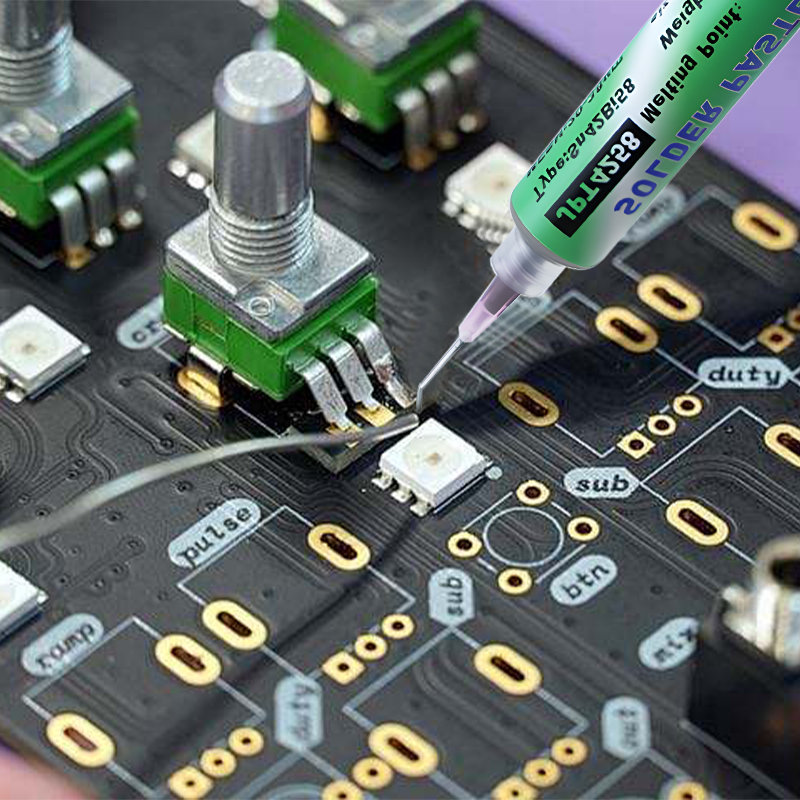 LeadFree Welding Paste Syringe NoClean Solder Paste For PCB  Phone Motherboard Repairs 5