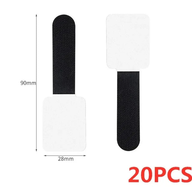 Hook And Loop Cable Wraps Releasable Nylon Cable Ties For Neat Wire Organization 9