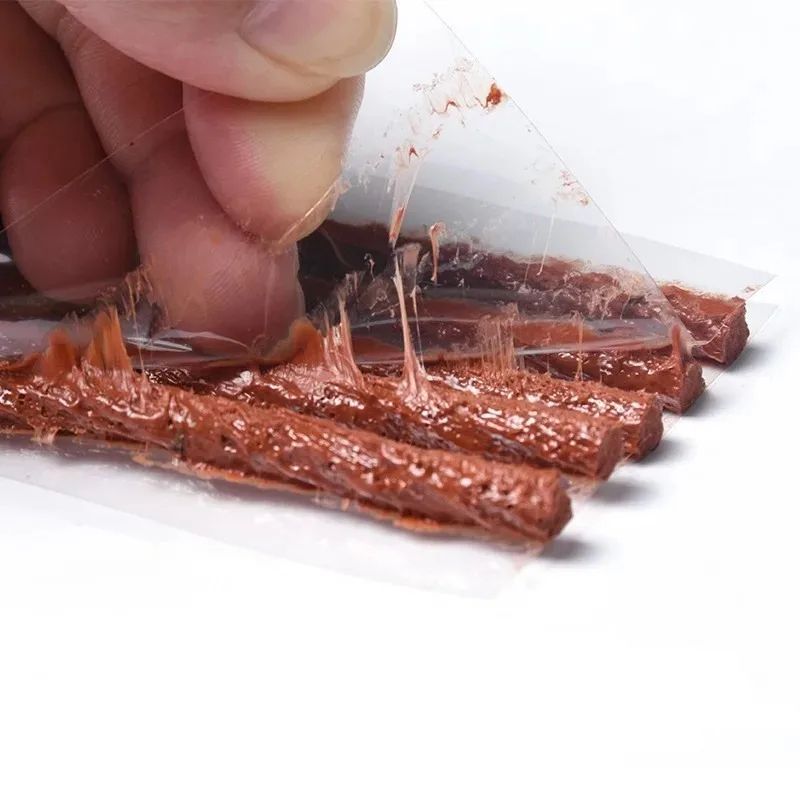 Tubeless Tire Repair Strips For Car Motorcycle Bike HeavyDuty Rubber Plug Seal Tool Kit For Punctur 4