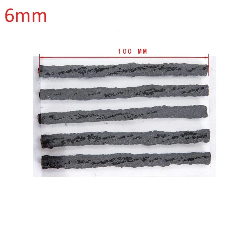 Tubeless Tire Repair Strips For Car Motorcycle Bike HeavyDuty Rubber Plug Seal Tool Kit For Punctur 9