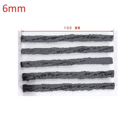 Tubeless Tire Repair Strips For Car Motorcycle Bike HeavyDuty Rubber Plug Seal Tool Kit For Punctur 9