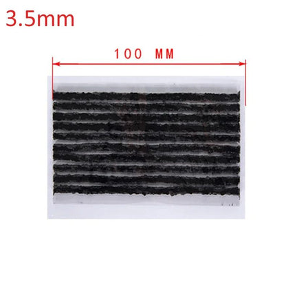 Tubeless Tire Repair Strips For Car Motorcycle Bike HeavyDuty Rubber Plug Seal Tool Kit For Punctur 14