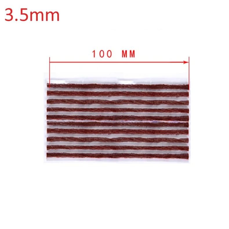 Tubeless Tire Repair Strips For Car Motorcycle Bike HeavyDuty Rubber Plug Seal Tool Kit For Punctur 12