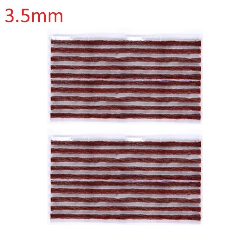 Tubeless Tire Repair Strips For Car Motorcycle Bike HeavyDuty Rubber Plug Seal Tool Kit For Punctur 13