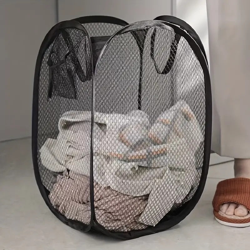 Foldable Laundry Basket Large Capacity Dirty Clothes Storage & Portable Hamper Bag