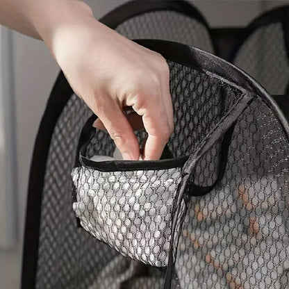 Foldable Laundry Basket Large Capacity Dirty Clothes Storage  Portable Hamper Bag 3