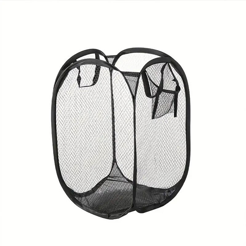 Foldable Laundry Basket Large Capacity Dirty Clothes Storage  Portable Hamper Bag 4