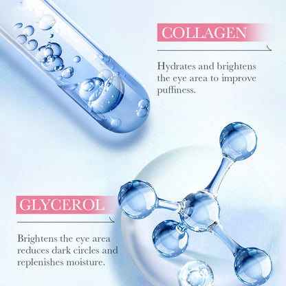 Anti Dark Circle Eye Mask Sakura Collagen Infused Eye Patches For Bags Removal Hydration  Skin Firm 2