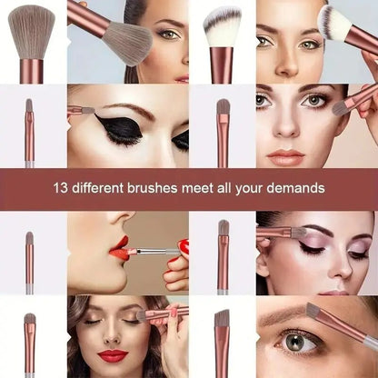 Professional Makeup Brush Set Soft Fluffy Foundation Powder  Eyeshadow Brushes for Seamless Blend