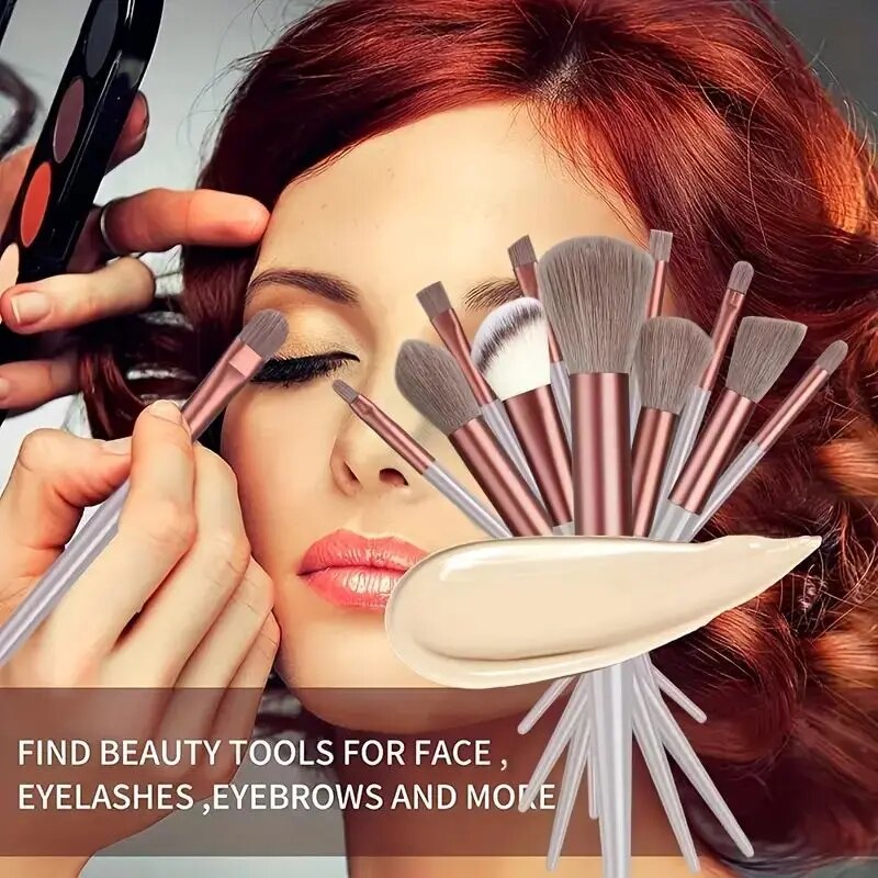 Professional Makeup Brush Set Soft Fluffy Foundation Powder  Eyeshadow Brushes for Seamless Blend