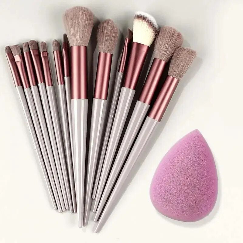 Professional Makeup Brush Set Soft Fluffy Foundation Powder  Eyeshadow Brushes for Seamless Blend