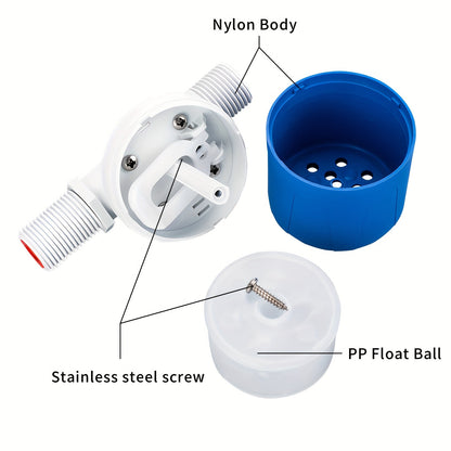 Automatic Water Level Switch & Sensor Self-Closing Float Valve for Water Tanks