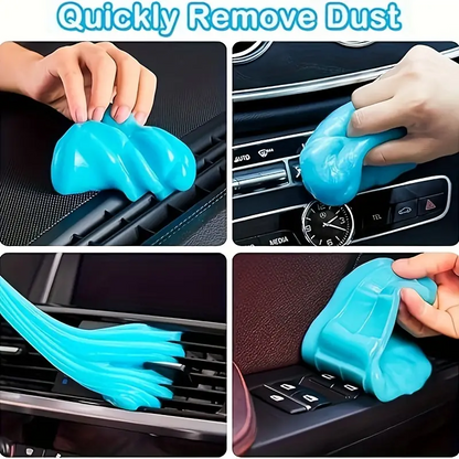 Car Cleaning Gel Magic Mud Premium Dust Remover For Air VentsKeyboards  Tight SpacesInterior Detail 3
