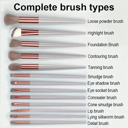 Professional Makeup Brush Set Soft Fluffy Foundation Powder  Eyeshadow Brushes for Seamless Blend