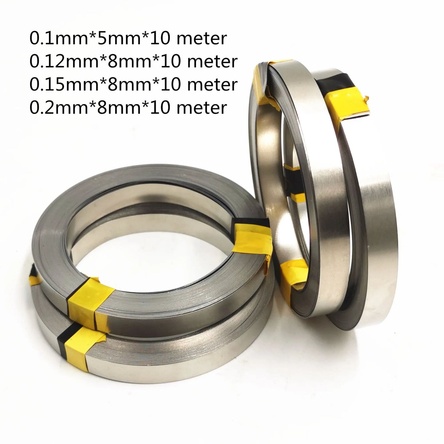 1 Roll 10m 18650 Li-ion Battery Nickel Sheet Plate – Nickel Plated Steel Strip for Spot Welding Machine & Battery Welde