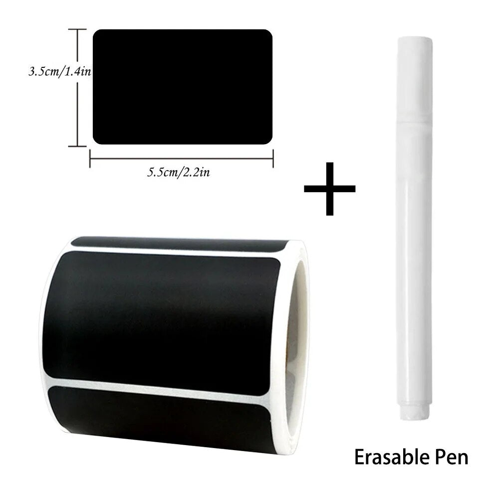 Removable Blackboard Stickers  Erasable Pen Waterproof Chalkboard Labels For Home  Kitchen Office G 7