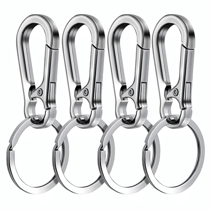 Premium Metal Carabiner Clip Keychain Durable Key Ring Holder For Keys Organizer  Hook 6