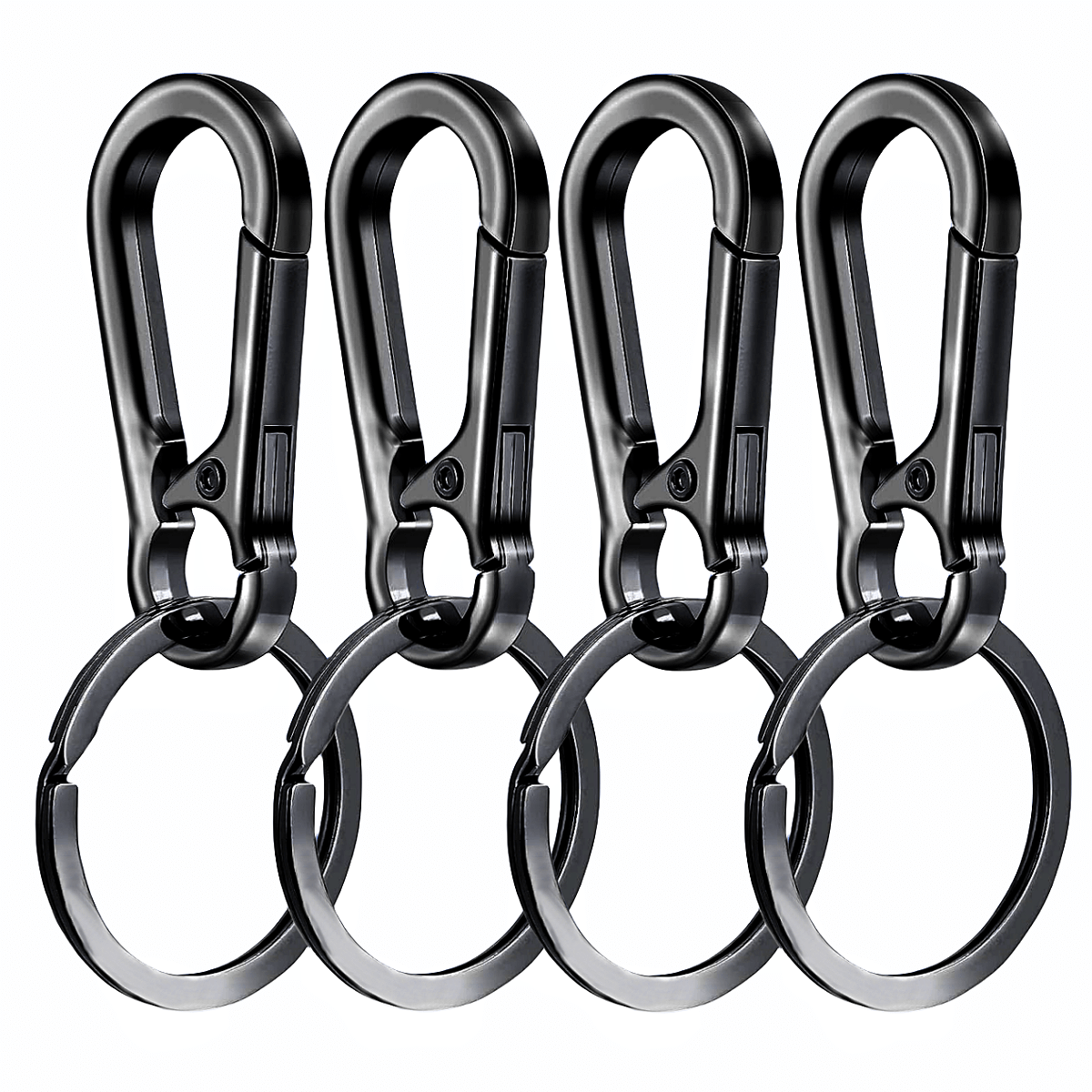 Premium Metal Carabiner Clip Keychain Durable Key Ring Holder For Keys Organizer  Hook 7