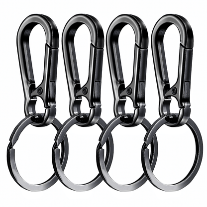 Premium Metal Carabiner Clip Keychain Durable Key Ring Holder For Keys Organizer  Hook 7