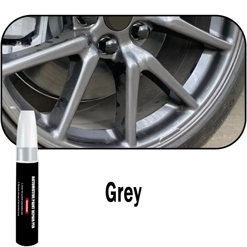 Automotive Wheel TouchUp Pen Rim Scratch Repair Paint For Alloy Wheels 6
