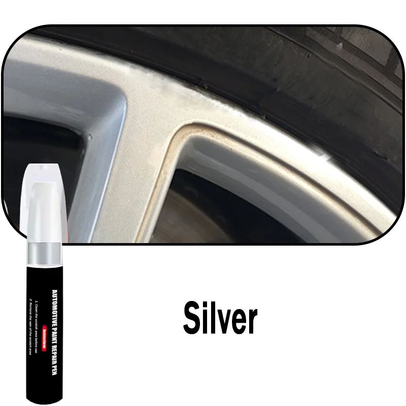Automotive Wheel TouchUp Pen Rim Scratch Repair Paint For Alloy Wheels 8