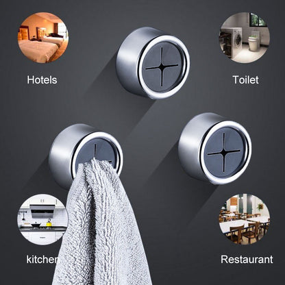 Non Punching Dishwashing Cloth Storage Clip Wall Hanging Towel Rack for Kitchen & Bathroom