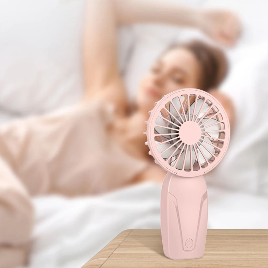 Portable Handheld Small Fan USB Rechargeable ABS Lightweight Handheld Small Fan For Travel Office A 3