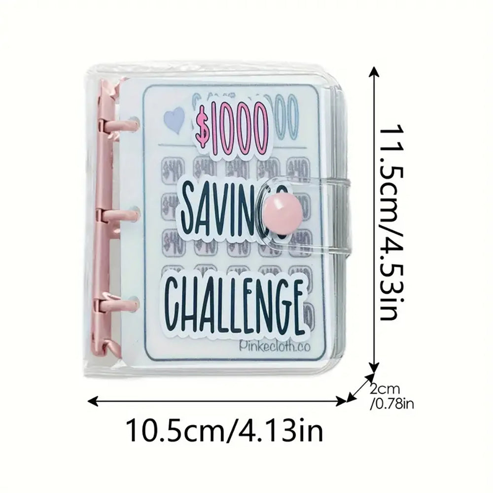 Savings Challenge Binder Reusable Money Saving Binder For Budgeting  Cash Envelopes 4