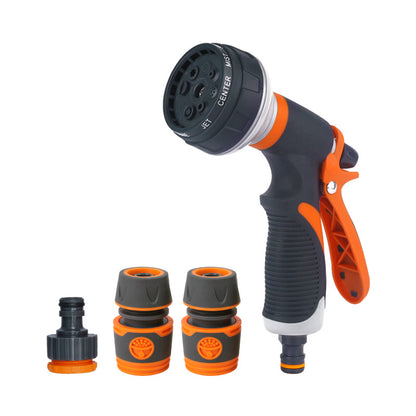 High Pressure Watering Gun Garden Nozzle 8 Spray Modes For Lawn Yard  Plant Watering Adjustable Gar 5