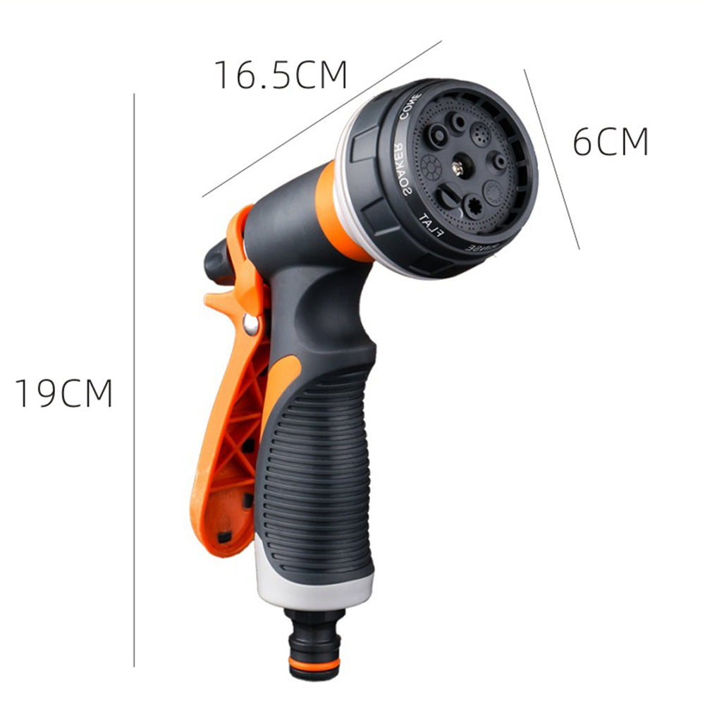 High Pressure Watering Gun Garden Nozzle 8 Spray Modes For Lawn Yard  Plant Watering Adjustable Gar 4