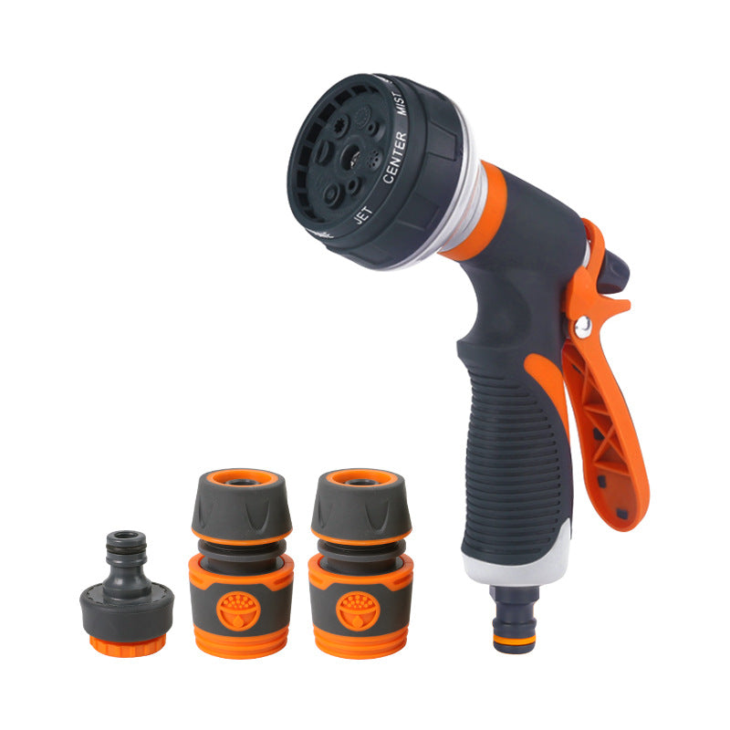 High Pressure Watering Gun Garden Nozzle 8 Spray Modes For Lawn Yard  Plant Watering Adjustable Gar 7