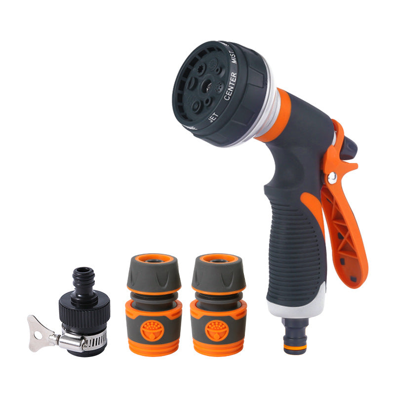 High Pressure Watering Gun Garden Nozzle 8 Spray Modes For Lawn Yard  Plant Watering Adjustable Gar 9